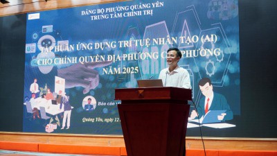 PDT ACADEMY TẬP HUẤN ỨNG DỤNG TRÍ TUỆ NHÂN TẠO CHO CÁN BỘ CƠ SỞ TẠI QUẢNG YÊN